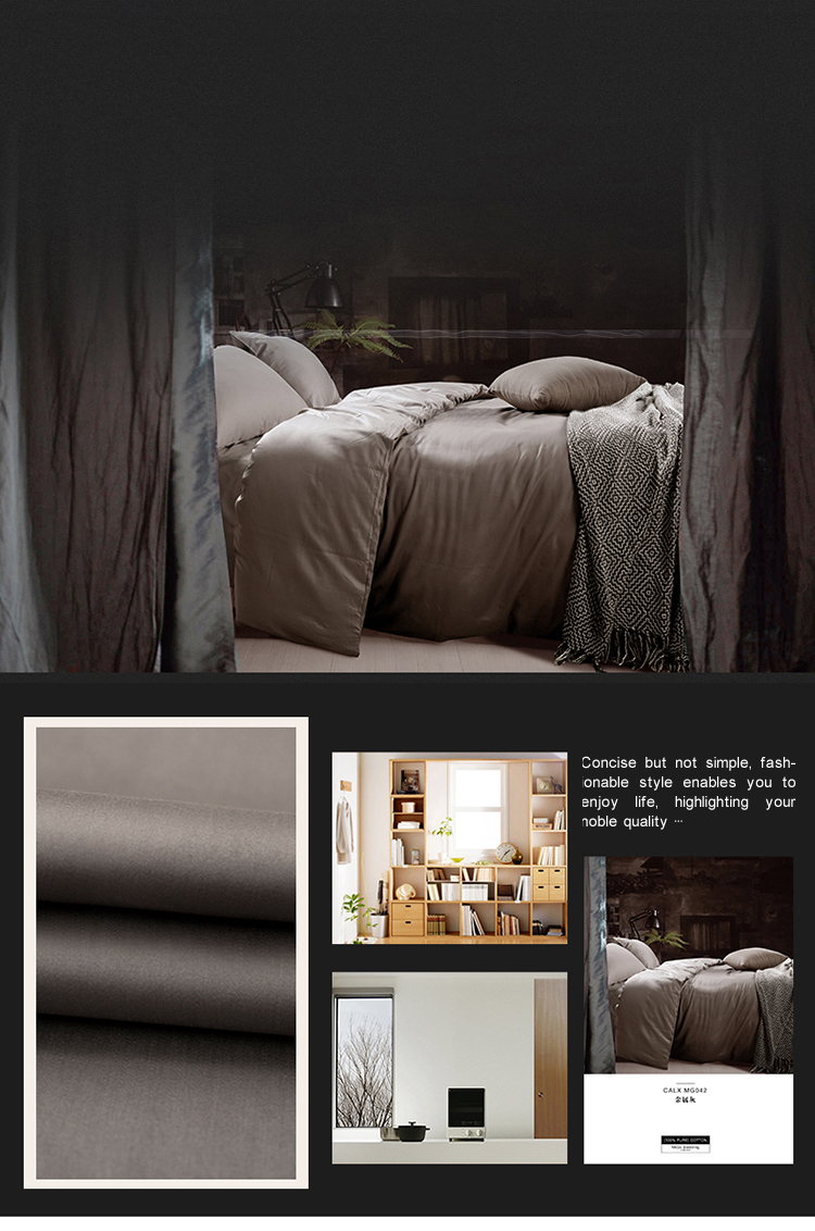 Bedroom Deluxe Grey Comforter Sets King