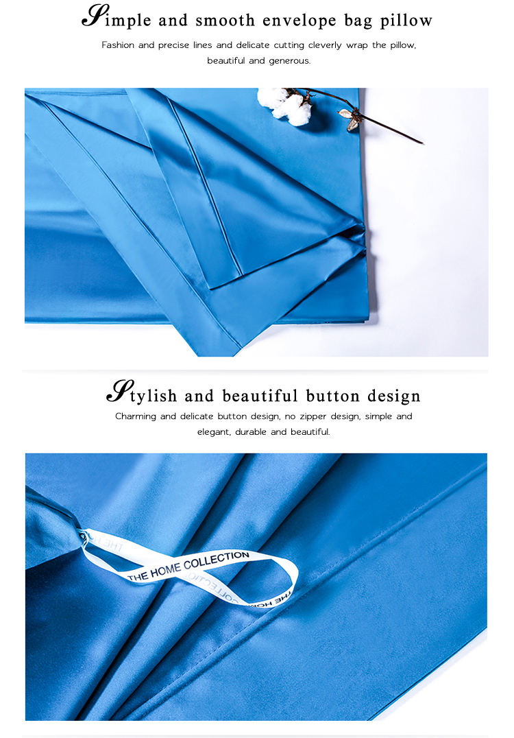 Luxurious 100% Cotton Dark Blue Duvet Cover