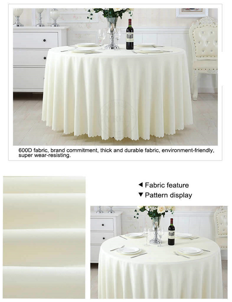 Wedding Round Champagne Table Cloth