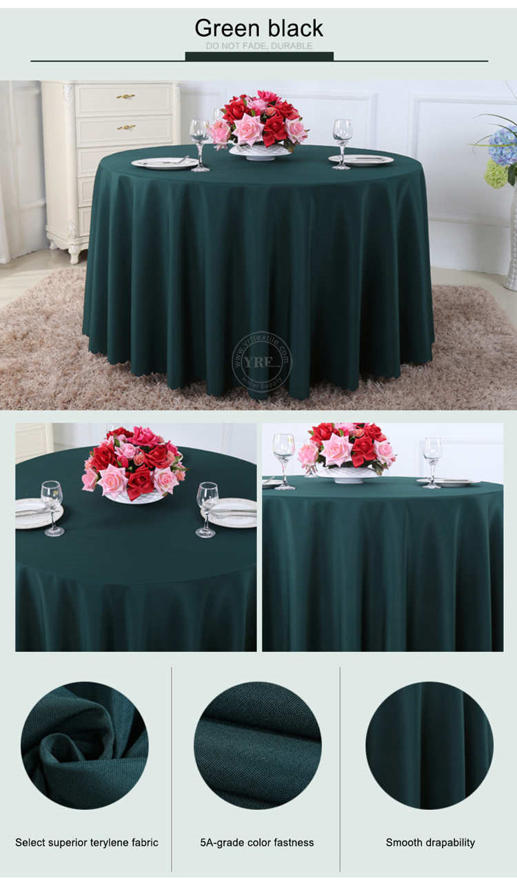 Plain Polyester Table Cloth