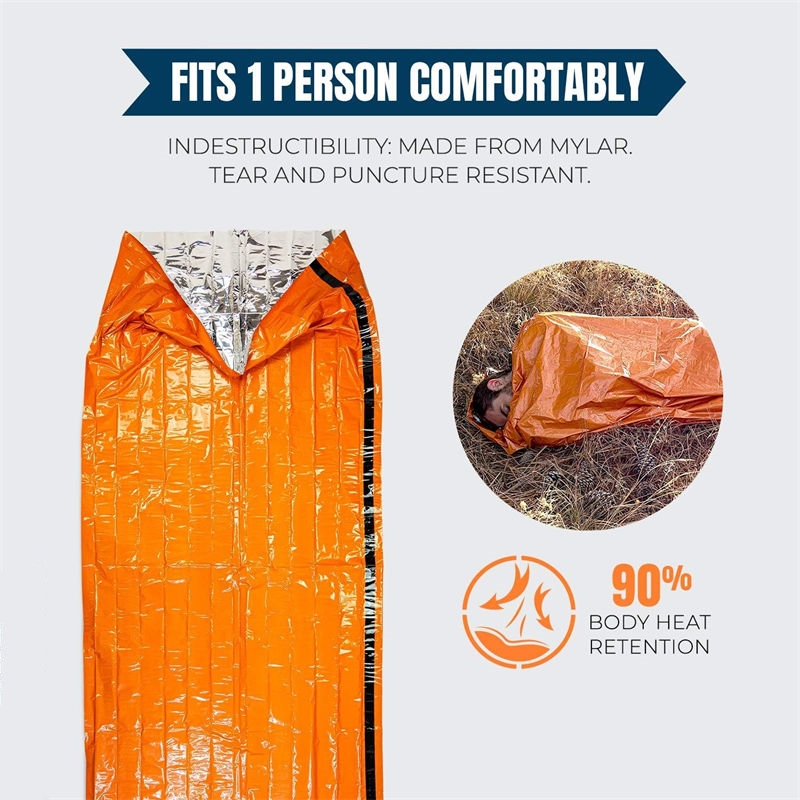 Refugee Rescue factory supply sleeping bags orange Refugee Rescue factory supply sleeping bags orange