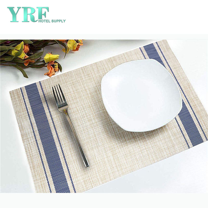 Square Blue line Table Mats Kitchen