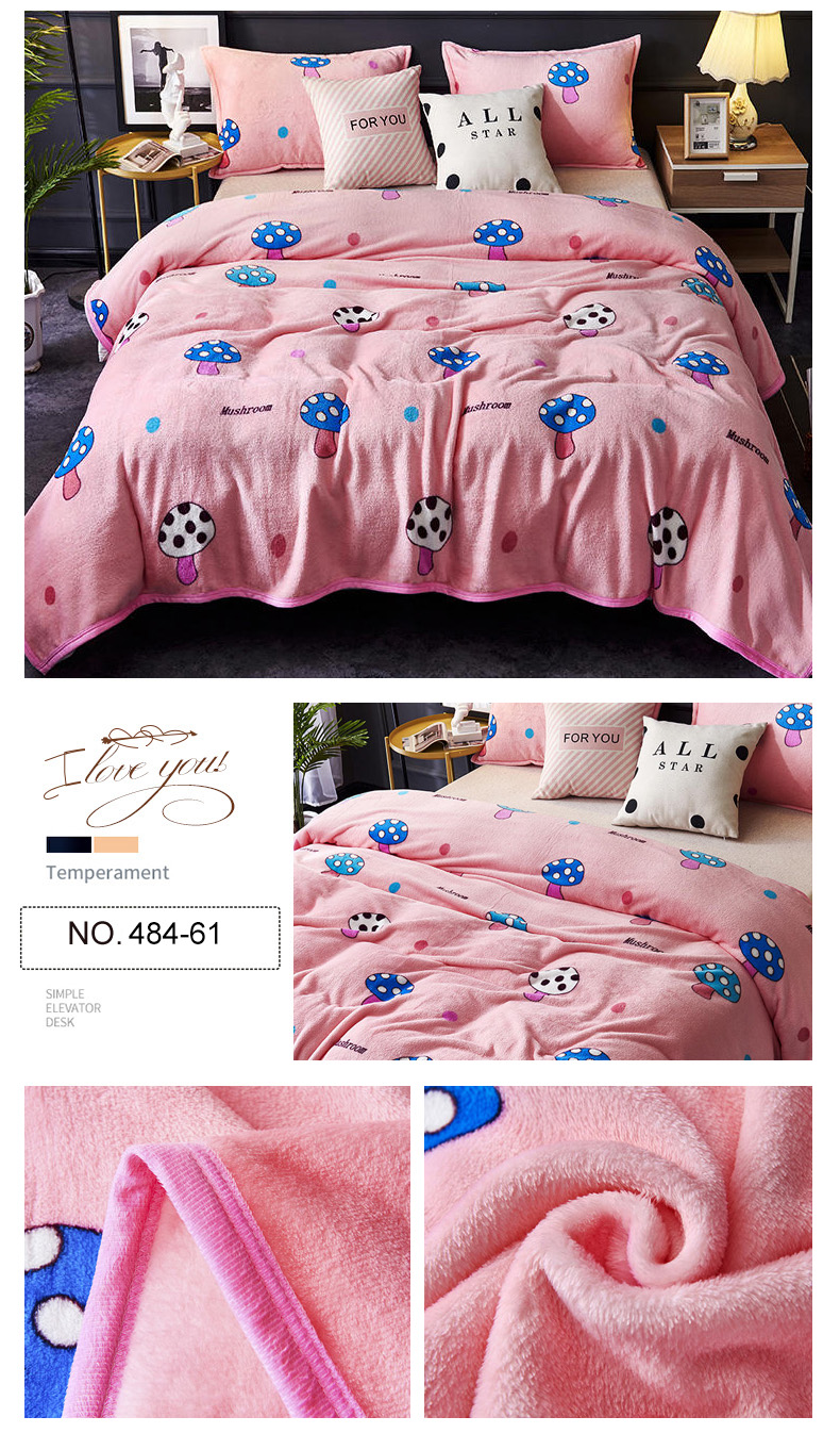 Polyester Dual-Sided Bedding Blanket