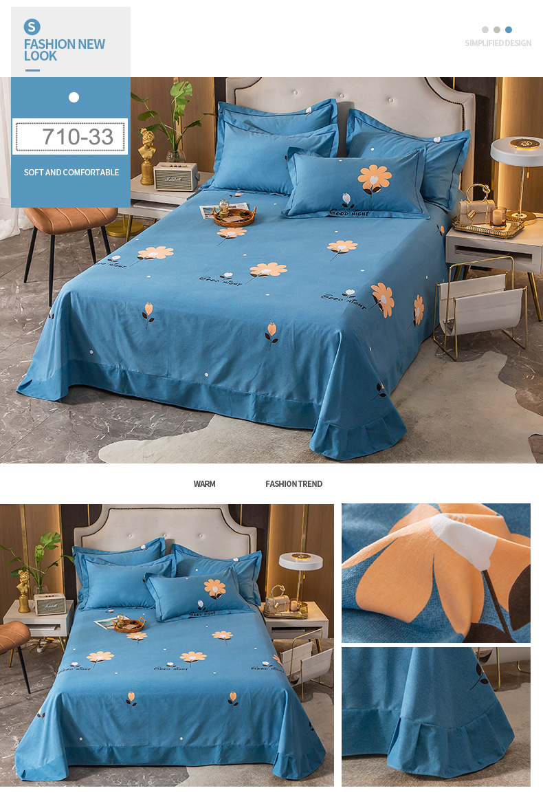 Double Bedsheet Bed Linen