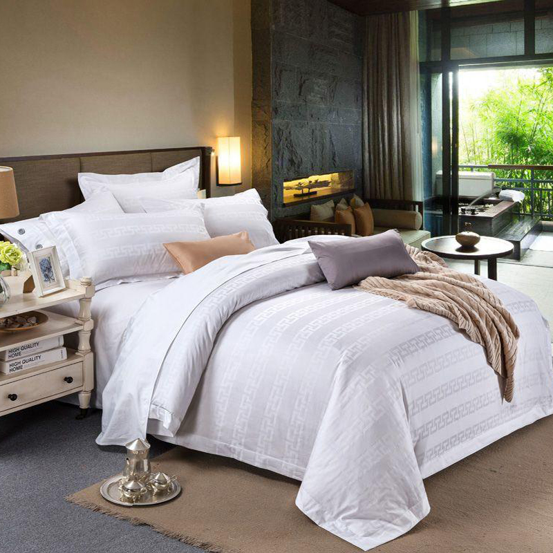 Jacquard 800 Thread Count Linen Cotton Sheet Sets