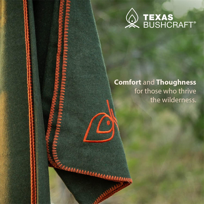 Tactical Fiber 80% Wool 800g Military Blanket