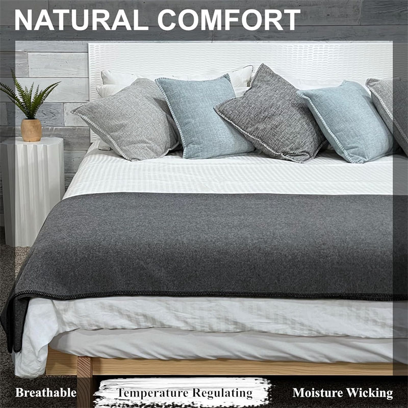 150x220cm Warm - keeping 50% Wool Military Blanket