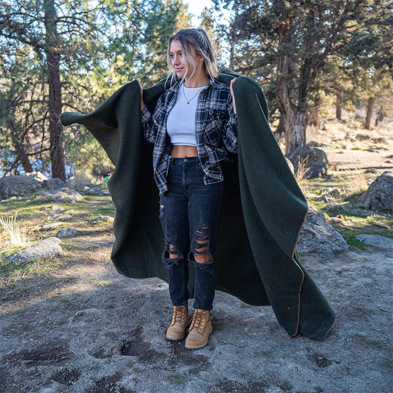 -5°C to 15°C 10% Wool Ultra - light Military Blanket