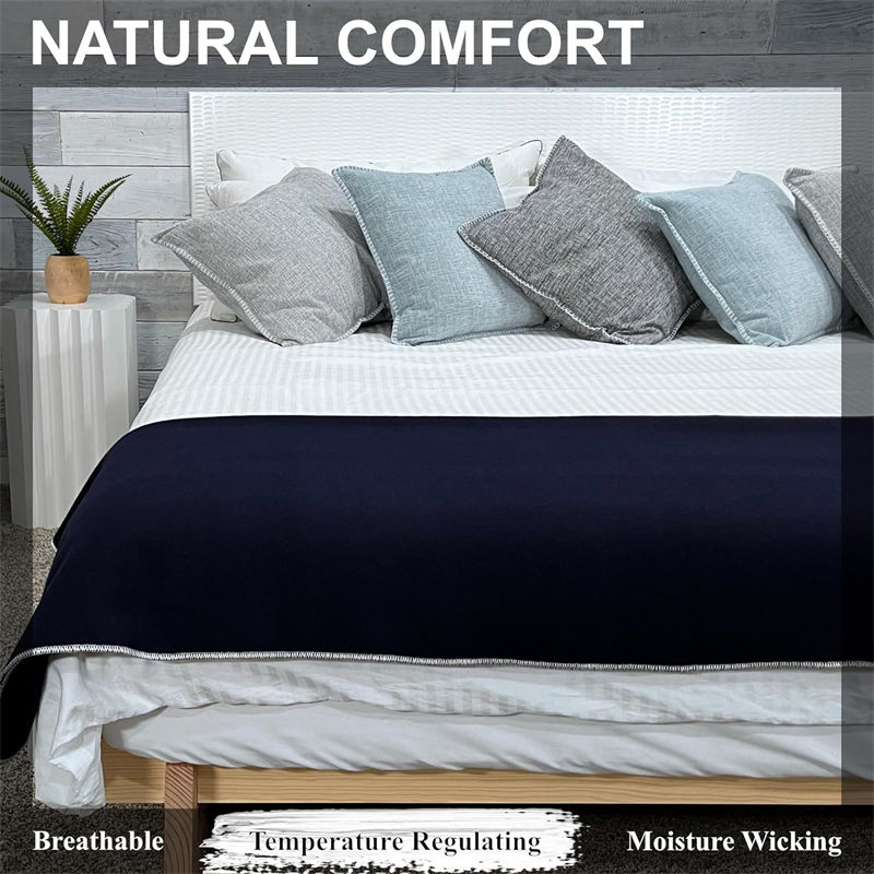 1800g 10% Wool Warm - keeping Blanket for Cold Regions