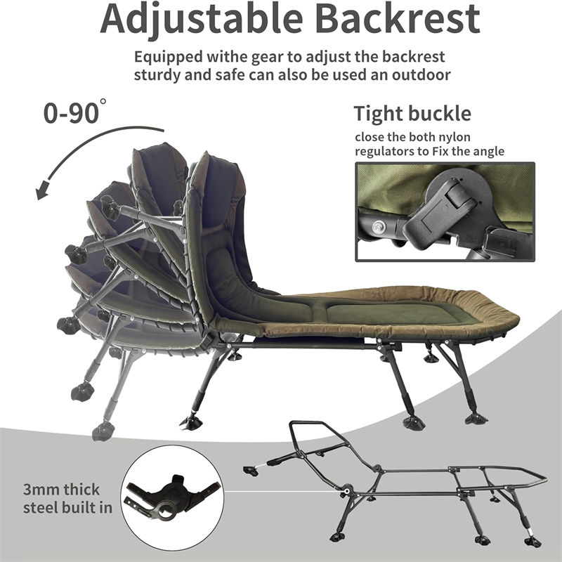 78.7x33.5x14.9 inches Durable Folding Bed