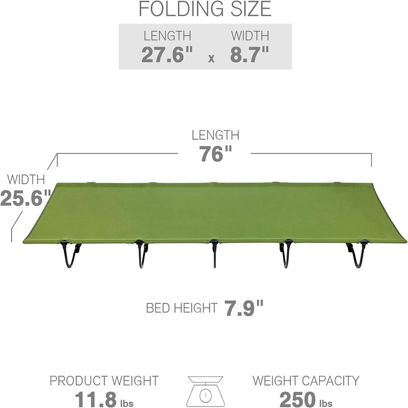 1.2mm Aluminum Alloy Emergency Bed Frame