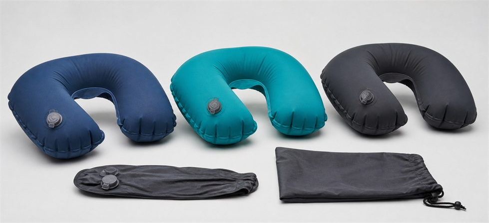 Emergency inflatable pillow storage image for initial sourcing arranged for reserve warehouse inventory and rapid dispatch planning