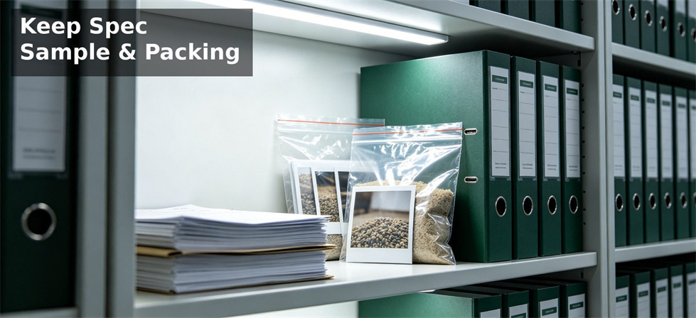 Relief blanket specification sample stored with packing reference for reserve project documentation control