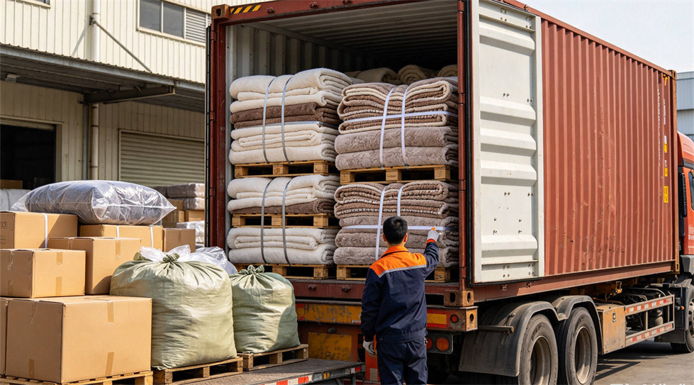Emergency blanket shipment handling showing solid color brown shipment for institutional procurement review Emergency blanket shipment handling showing solid color brown shipment for institutional procurement review