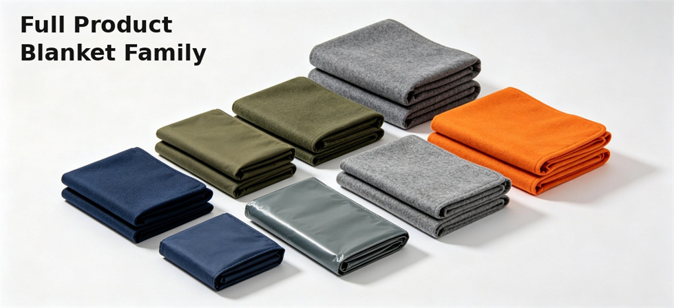 Blanket product family arranged for final GSM, size, and quotation comparison and supply planning