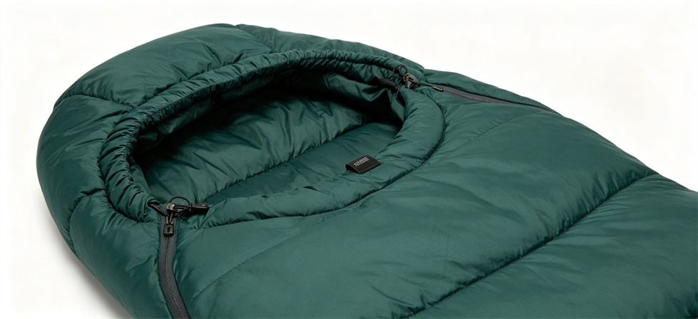 Sleeping bag mummy hood shown for frequently asked questions in institutional sleeping bag procurement review