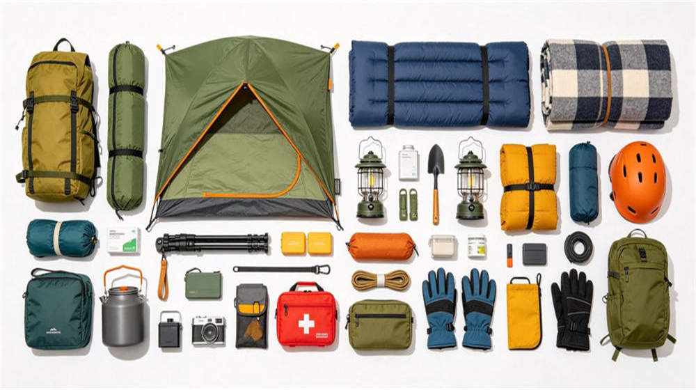 Remote camp supplies full range collection tents bedding lighting PPE emergency equipment