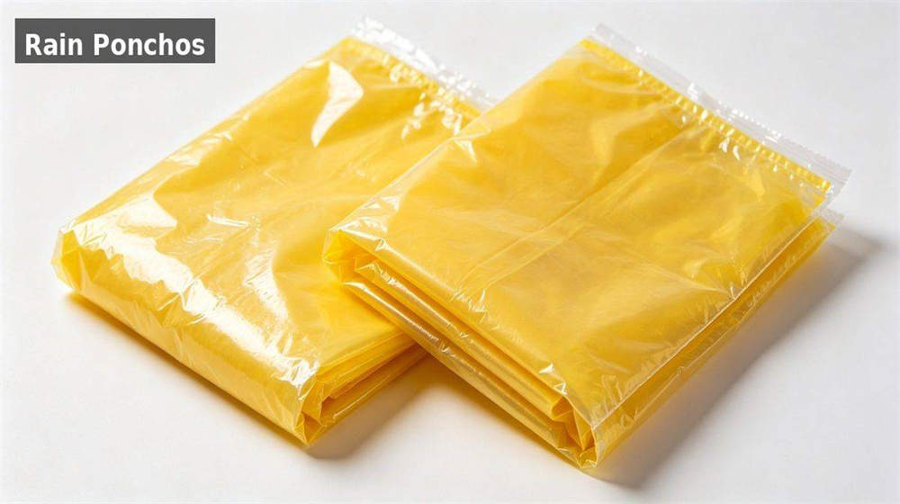 Disposable rain ponchos emergency shelter protection waterproof lightweight for evacuation