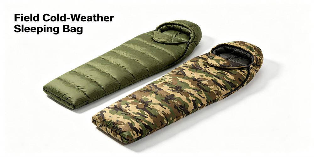 Field cold weather sleeping bag for extended field stay and military operations