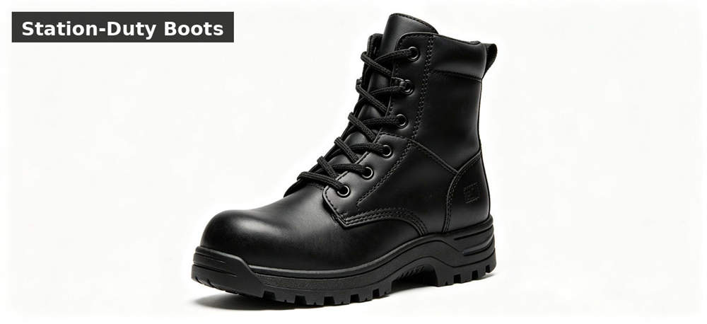 Diverse firefighter team boots for institutional procurement, inspection and supply planning