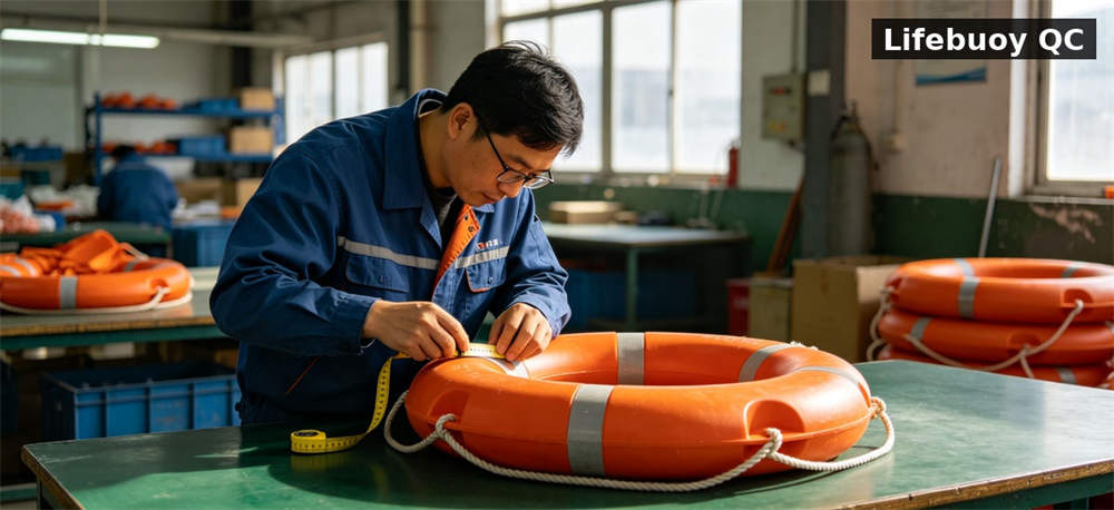 Factory qc lifebuoy measurement for institutional procurement, inspection and supply planning Factory qc lifebuoy measurement for institutional procurement, inspection and supply planning