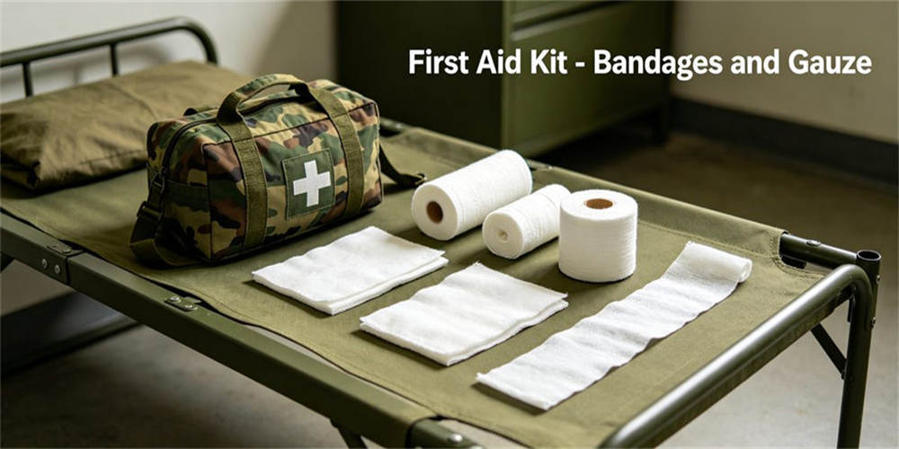 Olive green military toiletry kit, compact portable daily personal hygiene pack for military troop daily living