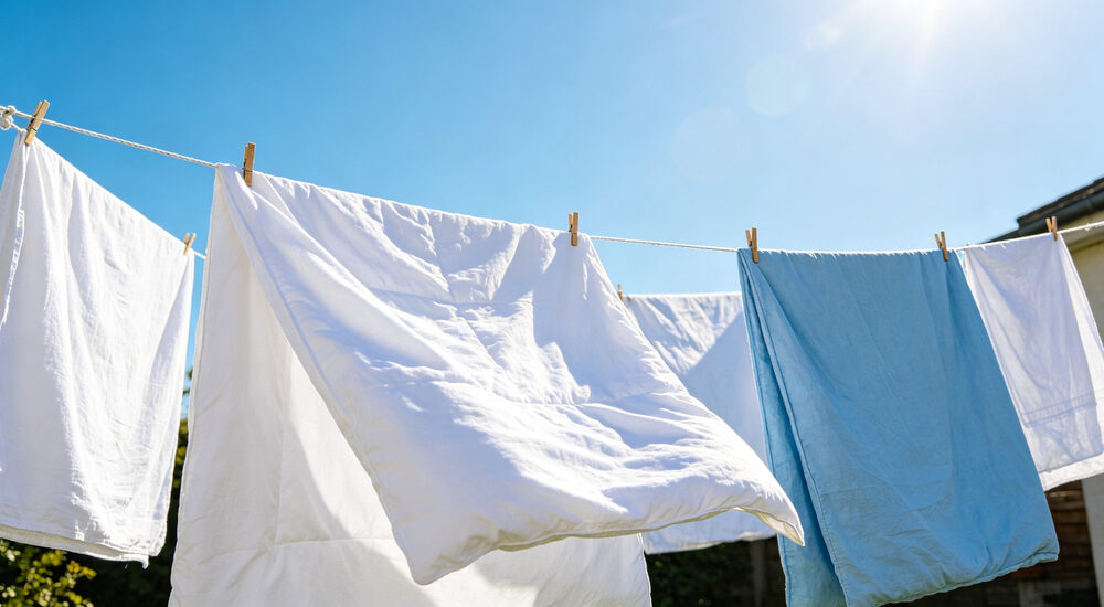 Institutional bedding product display showing material quality and design details for commercial procurement decision making suitable for emergency shelters hospitals universities and hotels requiring durable comfortable bedding solutions