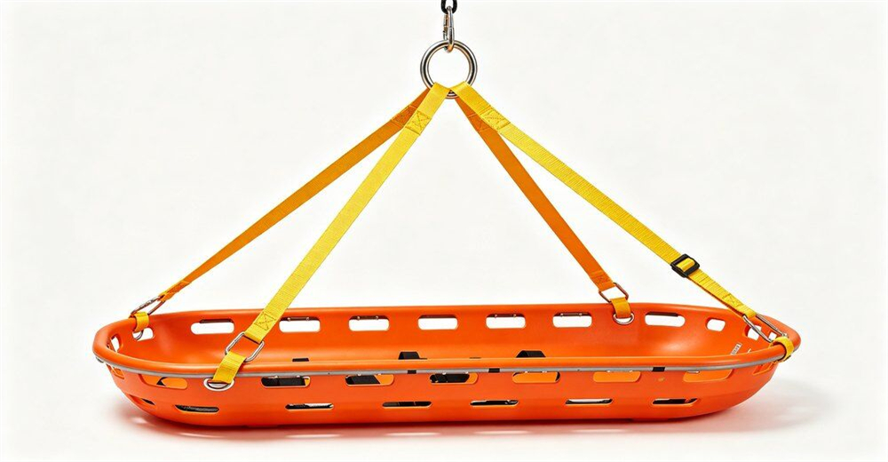 White spinal board stretcher being used in prehospital emergency transfer from accident scene to ambulance for wholesale bulk water rescue equipment supply White spinal board stretcher being used in prehospital emergency transfer from accident scene to ambulance for wholesale bulk water rescue equipment supply