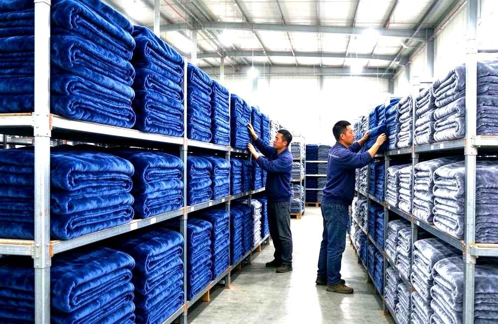 An open RFQ checklist notebook used for cyclone relief programs, listing product, packing and delivery lines for bulk ordering decisions