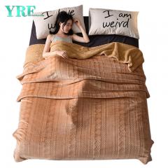 Пухнаста зручна ковдра з флісу шерпа