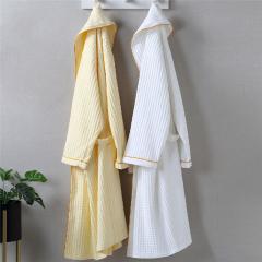 М'який вафельний банный халат з логотипом на замовлення