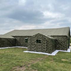 Камуфляжний намет для посткатастрофічних ситуацій площею 12 квадратних метрів